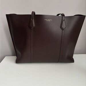 Tory Burch Dark Brown Tote Bag